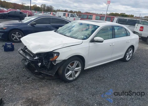 2014 Volkswagen Passat 1.8T Se из США, поврежденный, VIN 1VWBT7A38EC060354